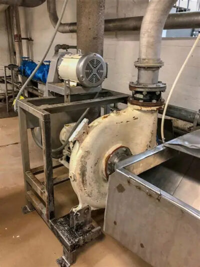 Pompe pour le transfert hydraulique de légumes