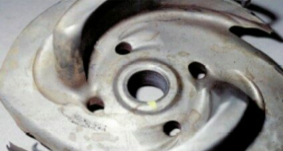 Abrasion sur roue centrifuge